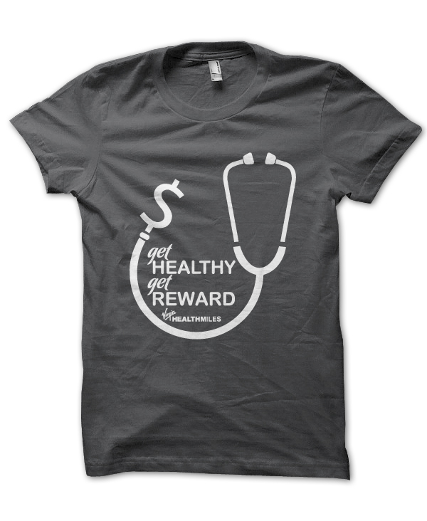 T-shirt Design by j k for Virgin HealthMiles | Design #1046410