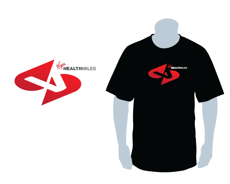 Design de T-shirt par GreenLamp pour Virgin HealthMiles | Design #1053084