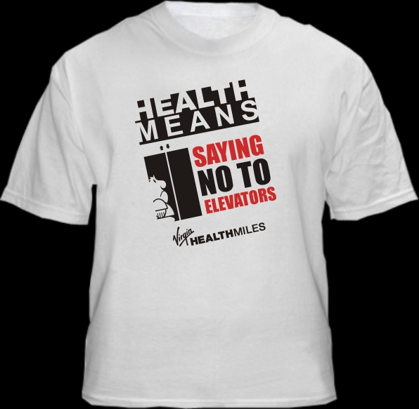 T-shirt Design by JHG for Virgin HealthMiles | Design #1053997