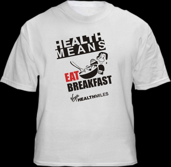 T-shirt Design by JHG for Virgin HealthMiles | Design #1053999