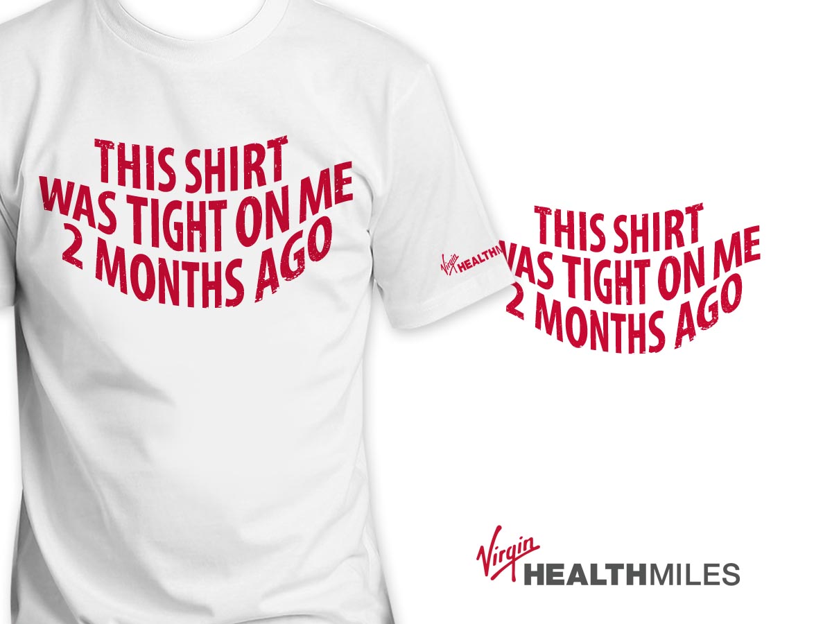 T-shirt Design by ArtTank for Virgin HealthMiles | Design #1063082
