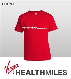 Diseño de Camiseta por lukedavies para Virgin HealthMiles | Diseño: #1036719