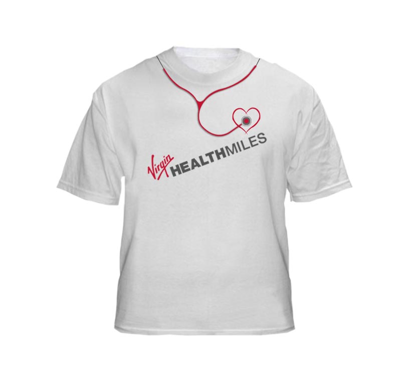 T-shirt Design by UniqueDesignz for Virgin HealthMiles | Design #1054933