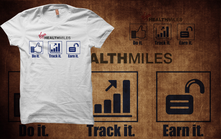 Diseño de Camiseta por Ambrech para Virgin HealthMiles | Diseño #1055467