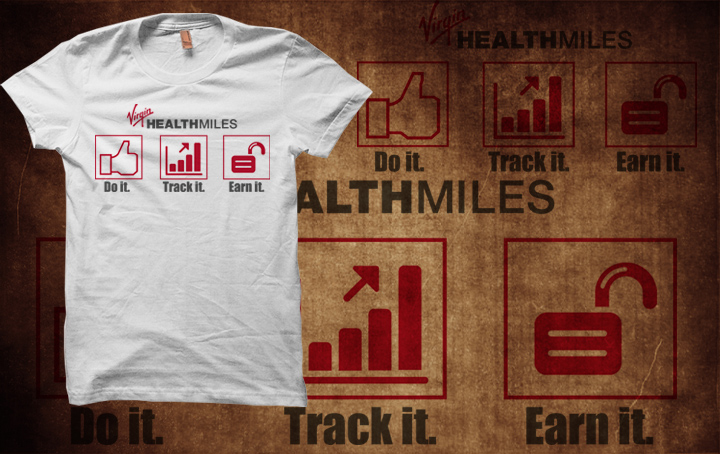 Diseño de Camiseta por Ambrech para Virgin HealthMiles | Diseño #1057235