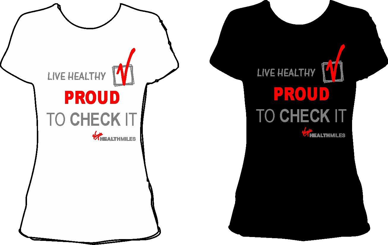 Design de T-shirt par dekyra pour Virgin HealthMiles | Design #1042412