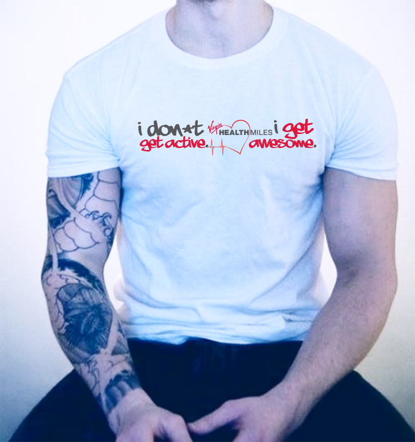 T-shirt Design by David for Virgin HealthMiles | Design #1080472