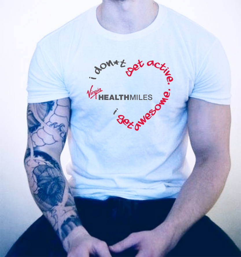 Diseño de Camiseta por David para Virgin HealthMiles | Diseño #1080474
