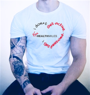 Diseño de Camiseta por David para Virgin HealthMiles | Diseño: #1080474