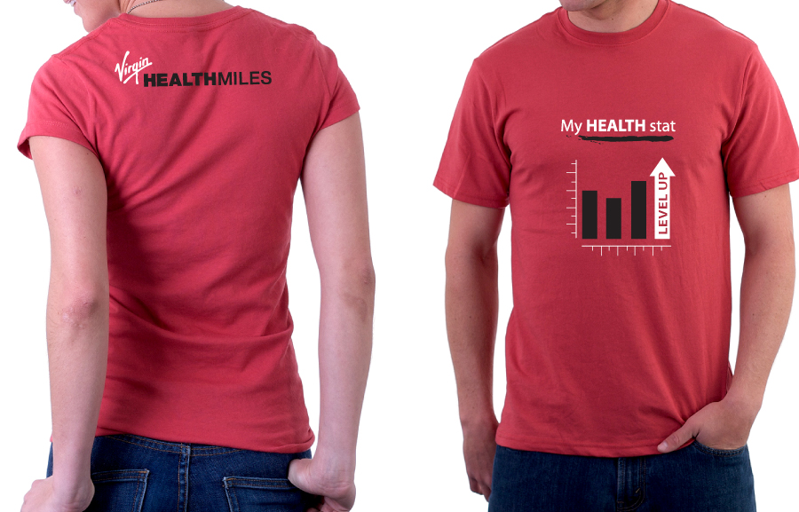 Design de T-shirt par mCKhoy pour Virgin HealthMiles | Design #1054100