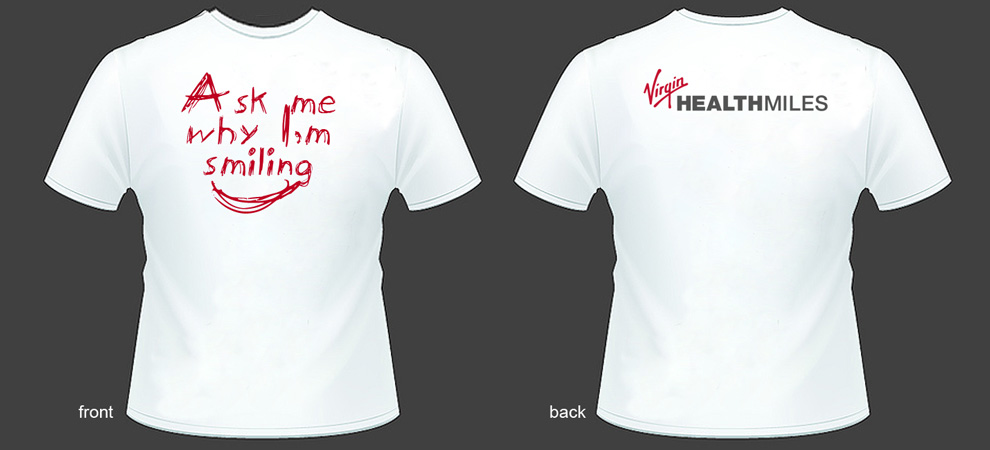 Design de T-shirt par blacki pour Virgin HealthMiles | Design #1069228