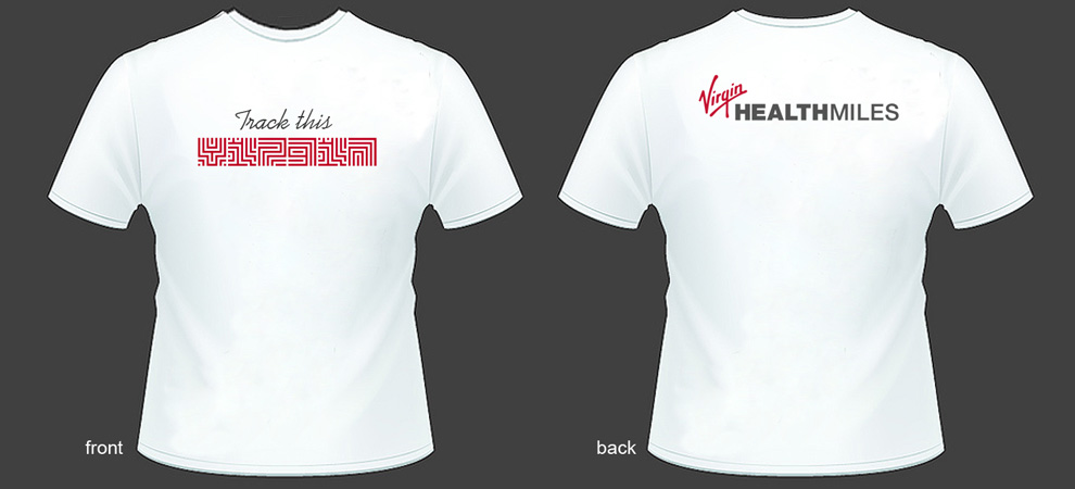 Design de T-shirt par blacki pour Virgin HealthMiles | Design #1069238