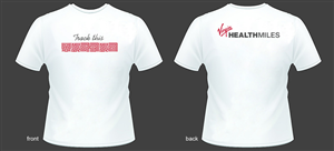 Design de T-shirt par blacki pour Virgin HealthMiles | Design : #1069238