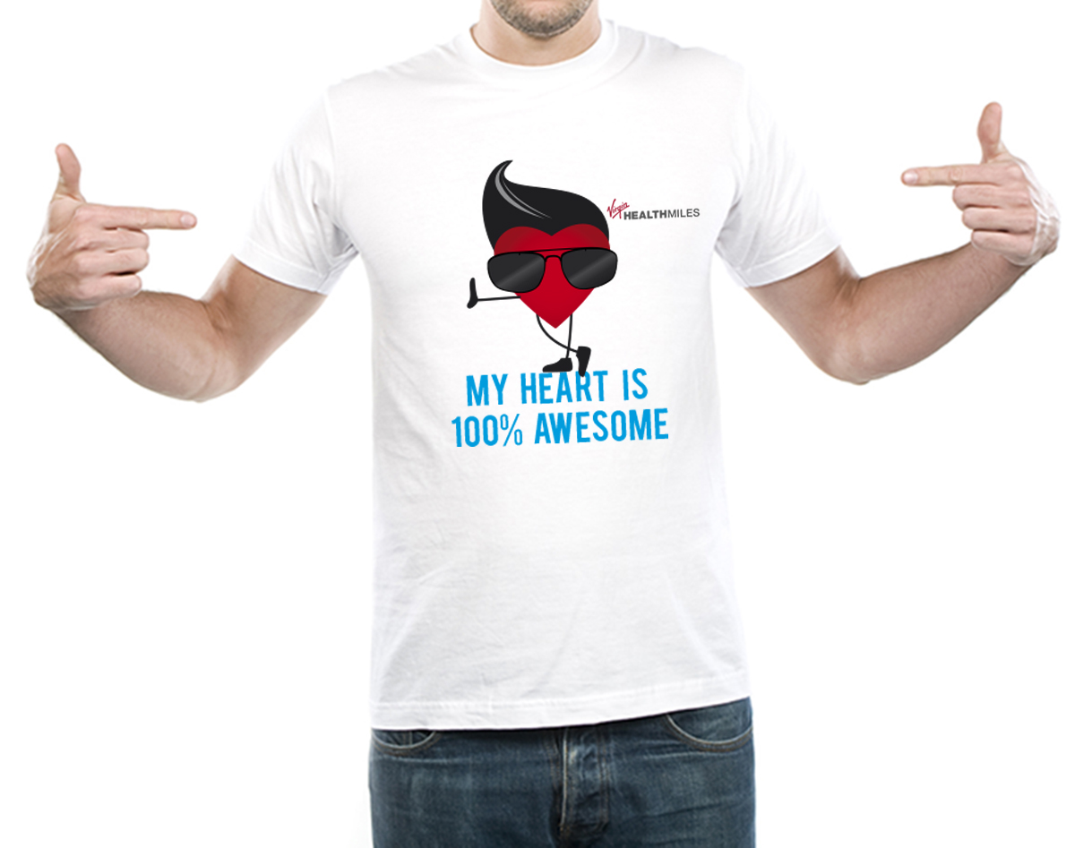 Design de T-shirt par Matteorai pour Virgin HealthMiles | Design #1078371