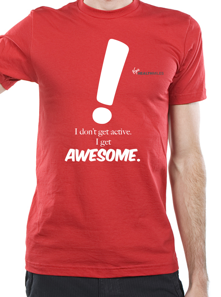 T-shirt Design by Matteorai for Virgin HealthMiles | Design #1078396