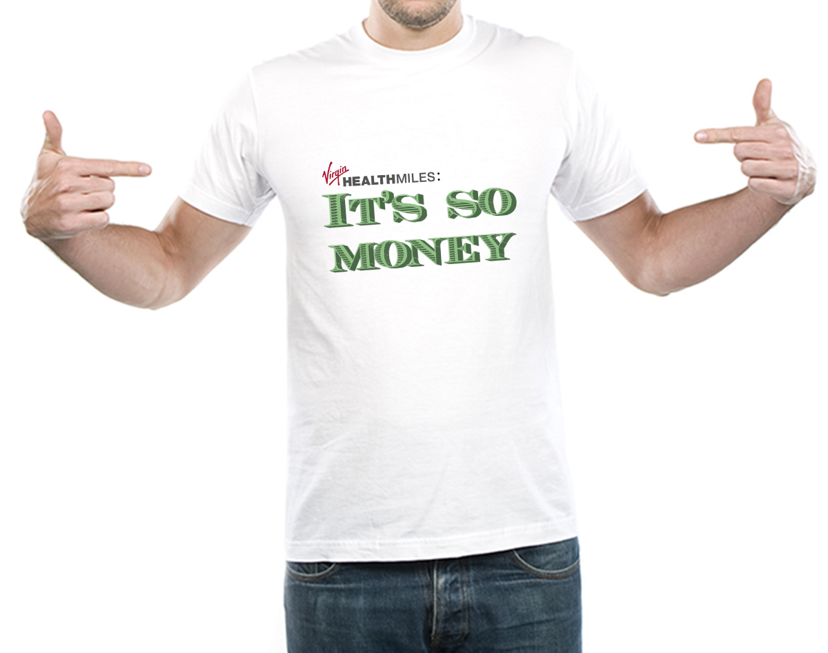 T-shirt Design by Matteorai for Virgin HealthMiles | Design #1078451