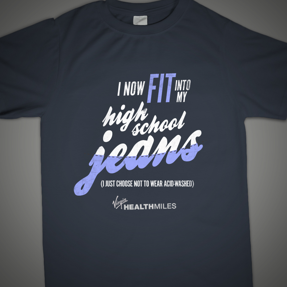 T-shirt Design by olvanita for Virgin HealthMiles | Design #1064795