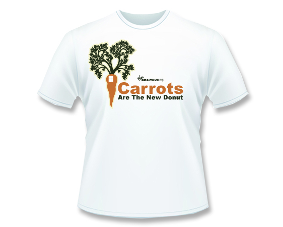 T-shirt Design by Dennis Jackson for Virgin HealthMiles | Design #1061227