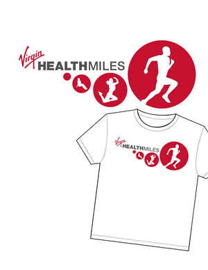 T-shirt Design by Eskinita for Virgin HealthMiles | Design: #1023314