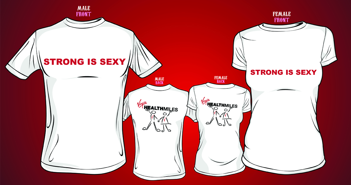 T-shirt Design by ImagineAnn for Virgin HealthMiles | Design #1049098