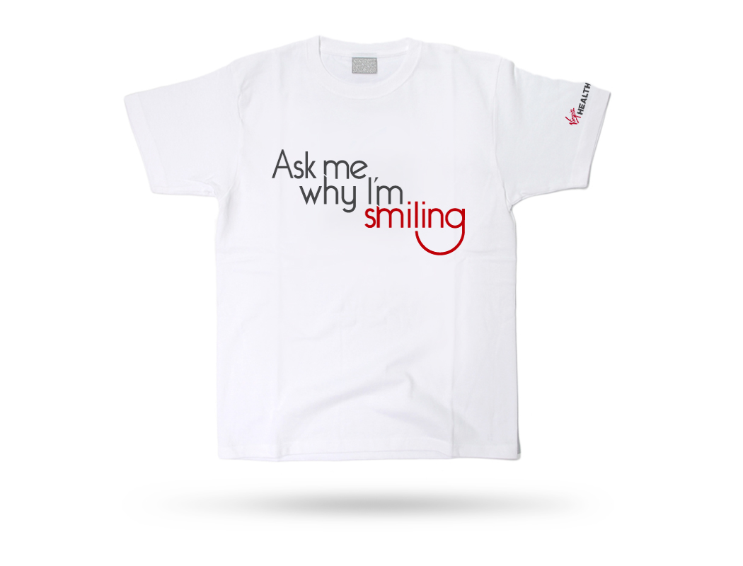 T-shirt Design by Sonya for Virgin HealthMiles | Design #1070619