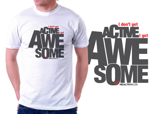 Diseño de Camiseta por BraderJ para Virgin HealthMiles | Diseño #1078528