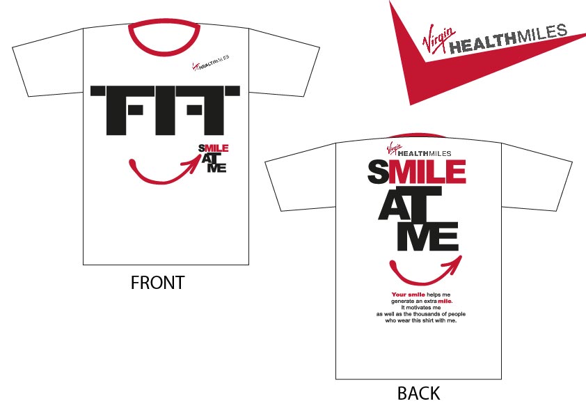 T-shirt Design by ~idiaz~ for Virgin HealthMiles | Design #1042905