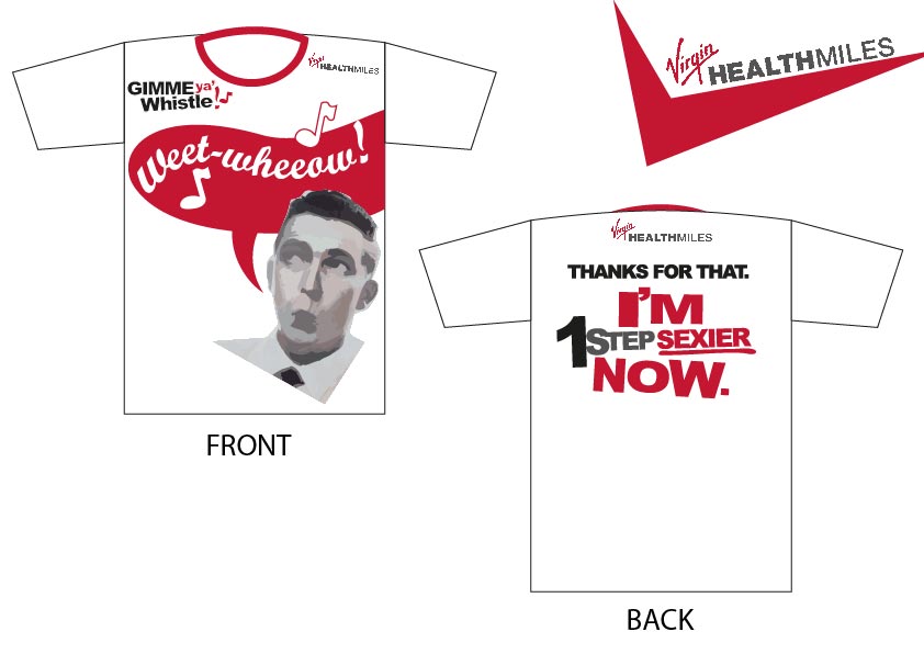 T-shirt Design by ~idiaz~ for Virgin HealthMiles | Design #1045400