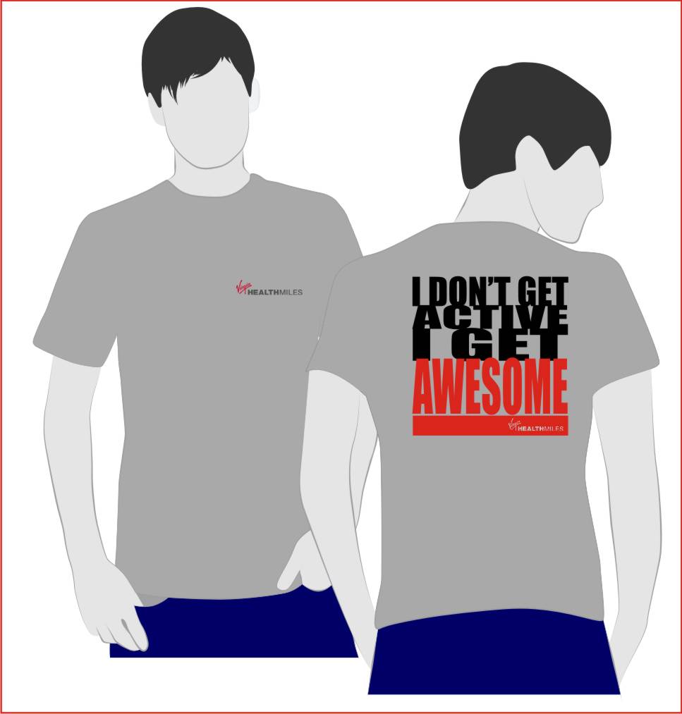 T-Shirt-Design von redlinecol für Virgin HealthMiles | Design #1064502