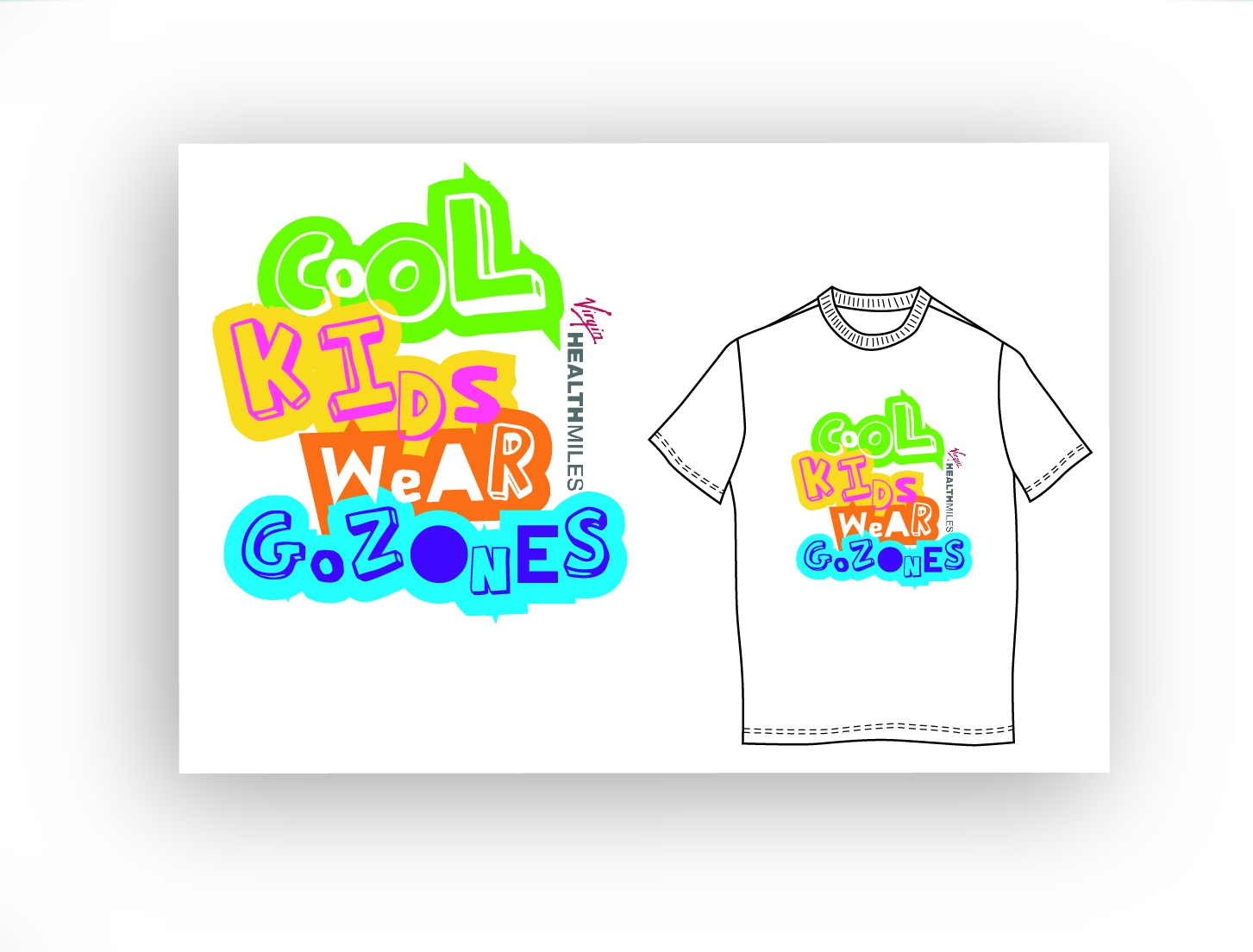 T-shirt Design by DAStudioDesigns for Virgin HealthMiles | Design #1061037
