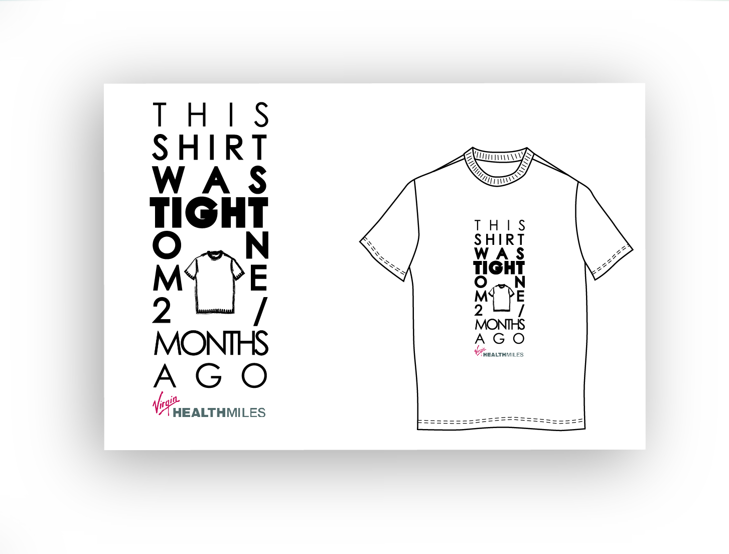 T-shirt Design by DAStudioDesigns for Virgin HealthMiles | Design #1061039