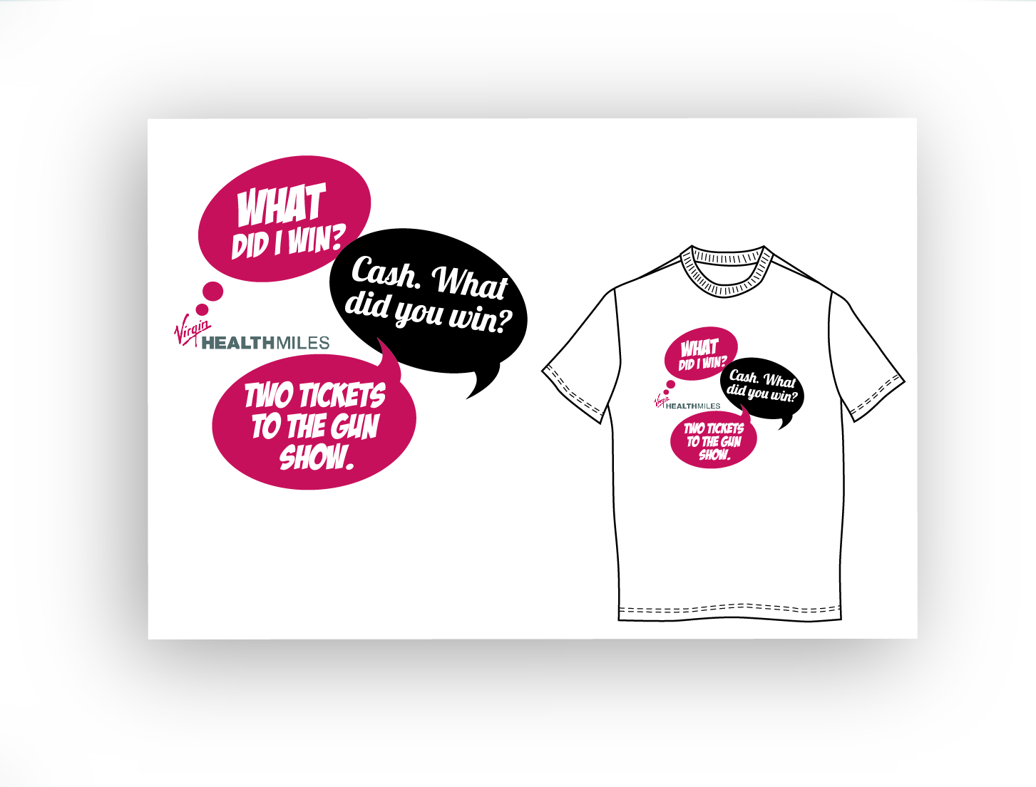 T-shirt Design by DAStudioDesigns for Virgin HealthMiles | Design #1061042
