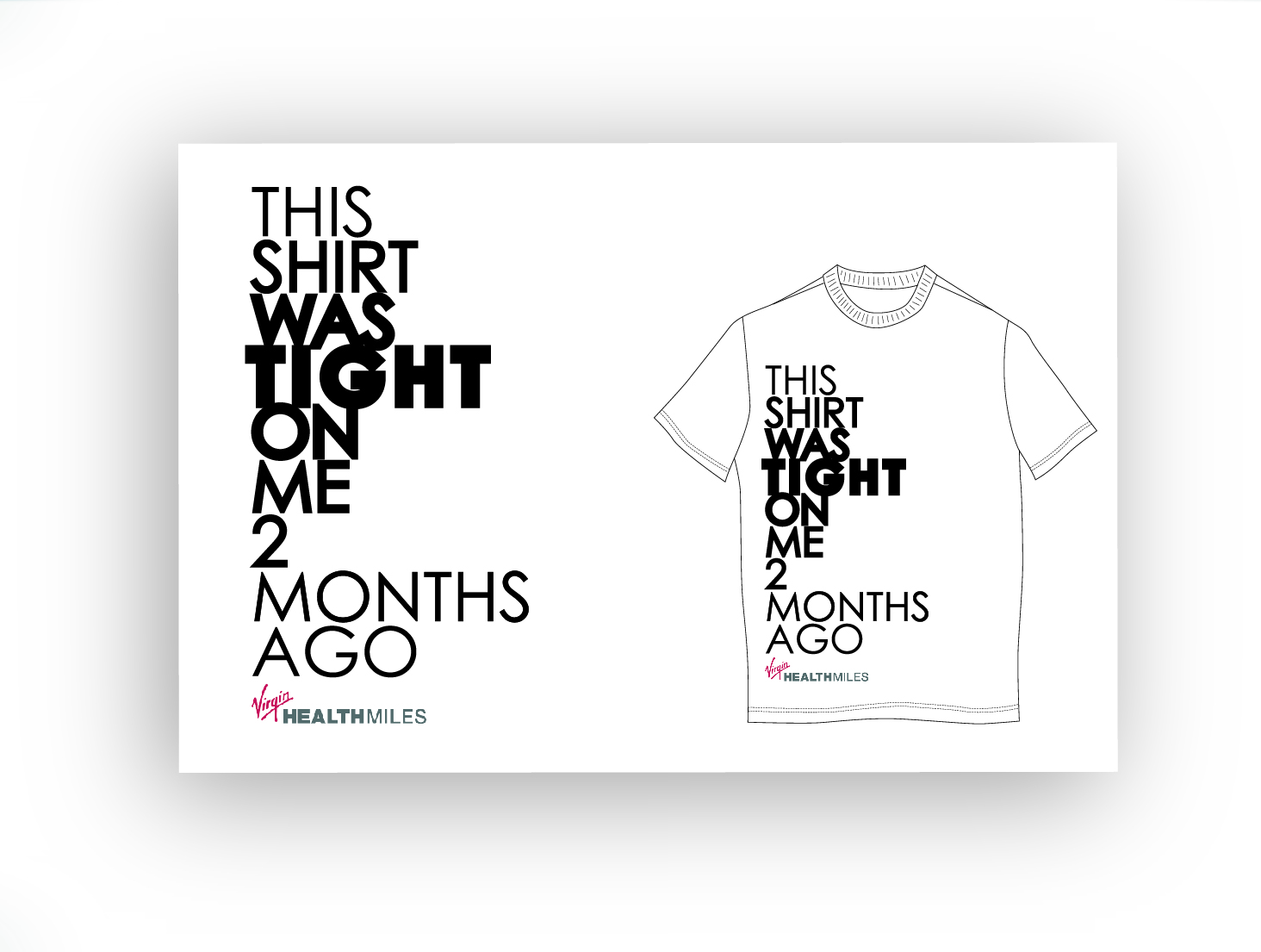 T-shirt Design by DAStudioDesigns for Virgin HealthMiles | Design #1061043