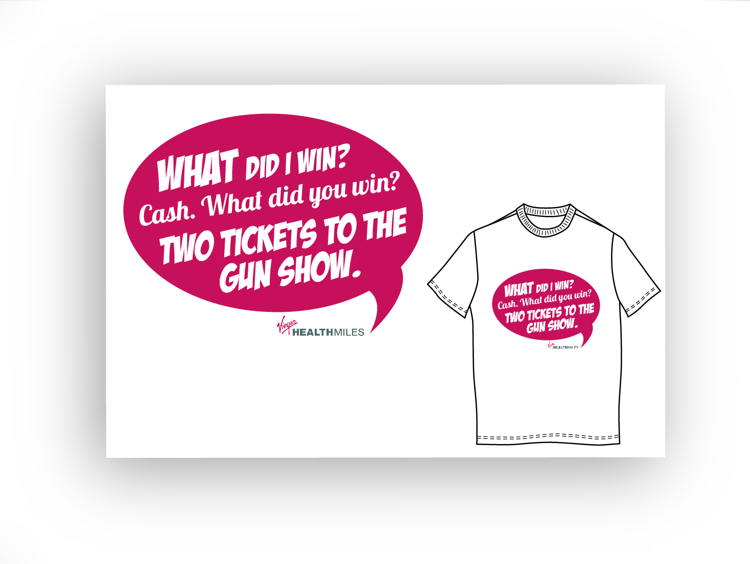 T-shirt Design by DAStudioDesigns for Virgin HealthMiles | Design #1061242