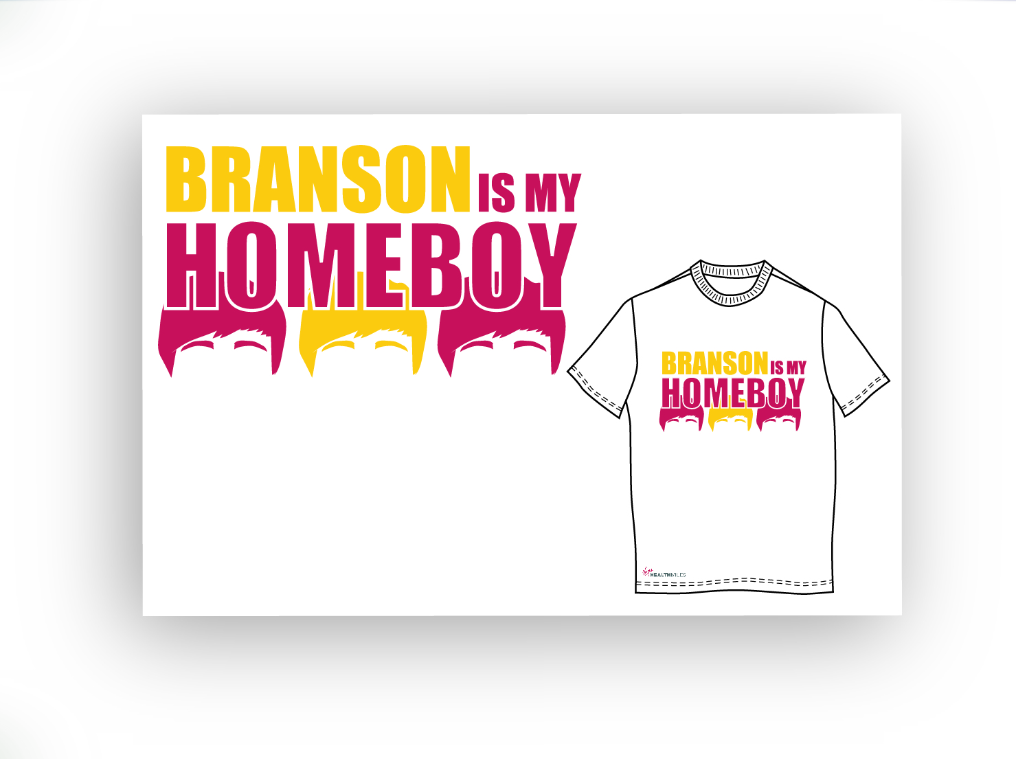 Diseño de Camiseta por DAStudioDesigns para Virgin HealthMiles | Diseño #1061376