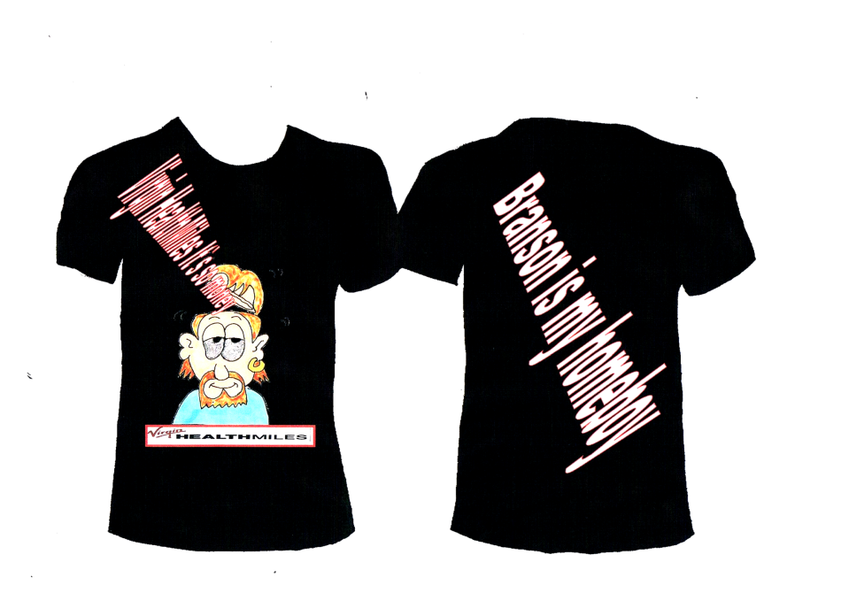 T-shirt Design by stevies cartoons for Virgin HealthMiles | Design #1079794