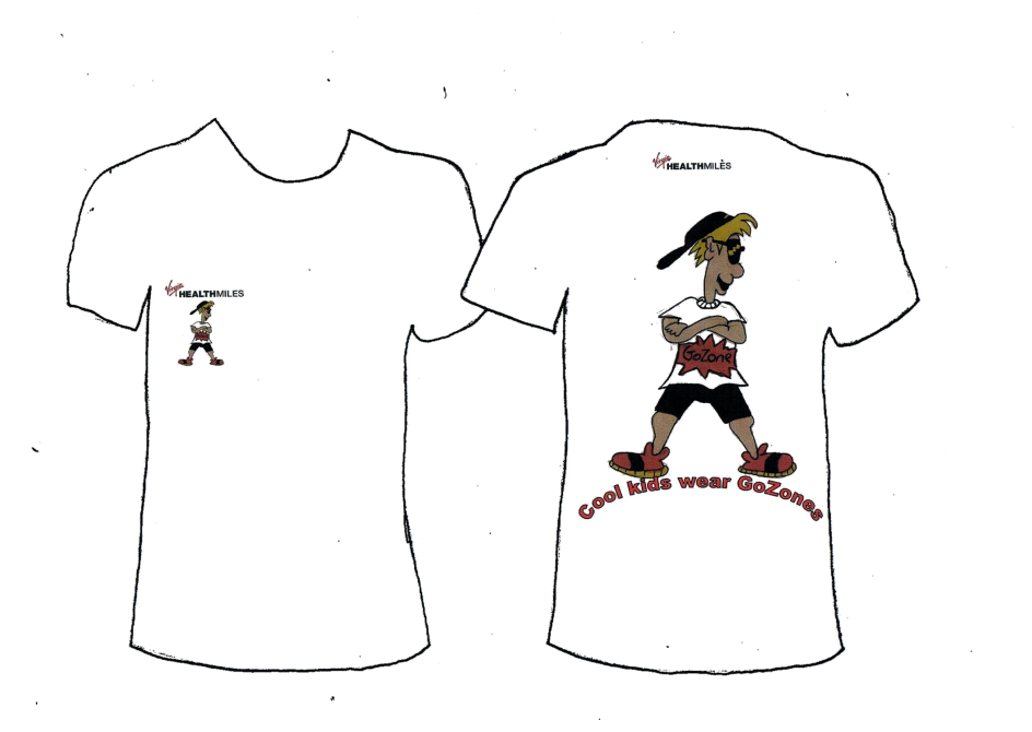 T-Shirt-Design von stevies cartoons für Virgin HealthMiles | Design #1081999