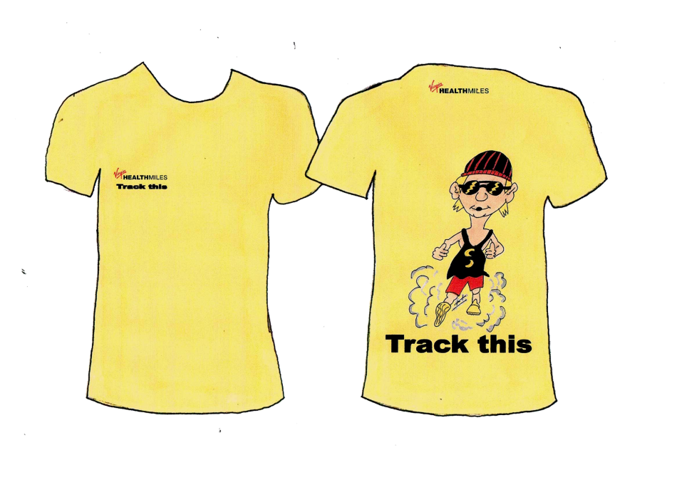 T-shirt Design by stevies cartoons for Virgin HealthMiles | Design #1082206