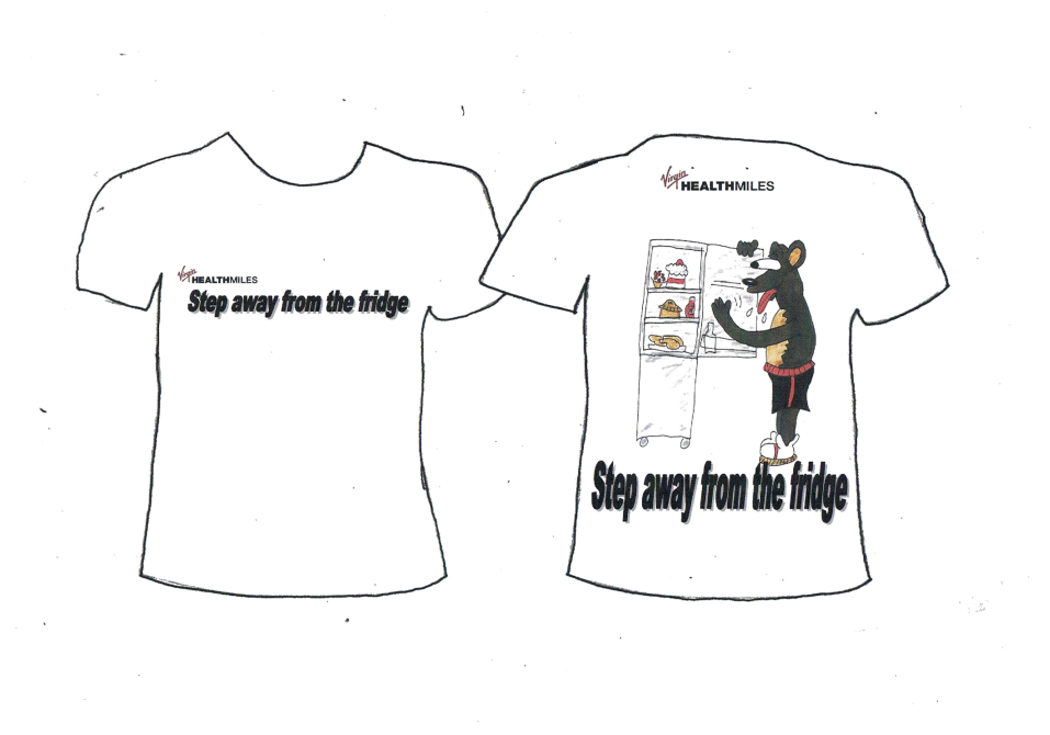 T-Shirt-Design von stevies cartoons für Virgin HealthMiles | Design #1082407