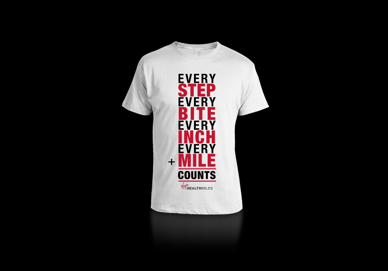 T-shirt Design by RWDS for Virgin HealthMiles | Design #1060667