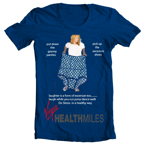 T-shirt Design by NoBoxGraphix for Virgin HealthMiles | Design #1045887