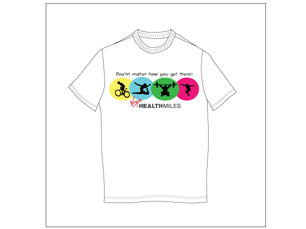 T-Shirt-Design von KSouza für Virgin HealthMiles | Design #1053691