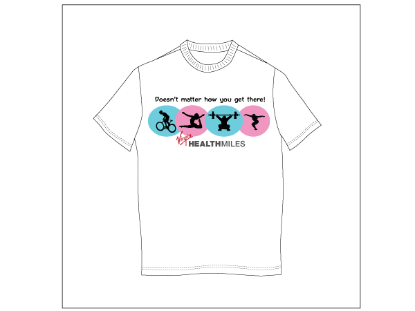 Design de T-shirt par KSouza pour Virgin HealthMiles | Design #1053716