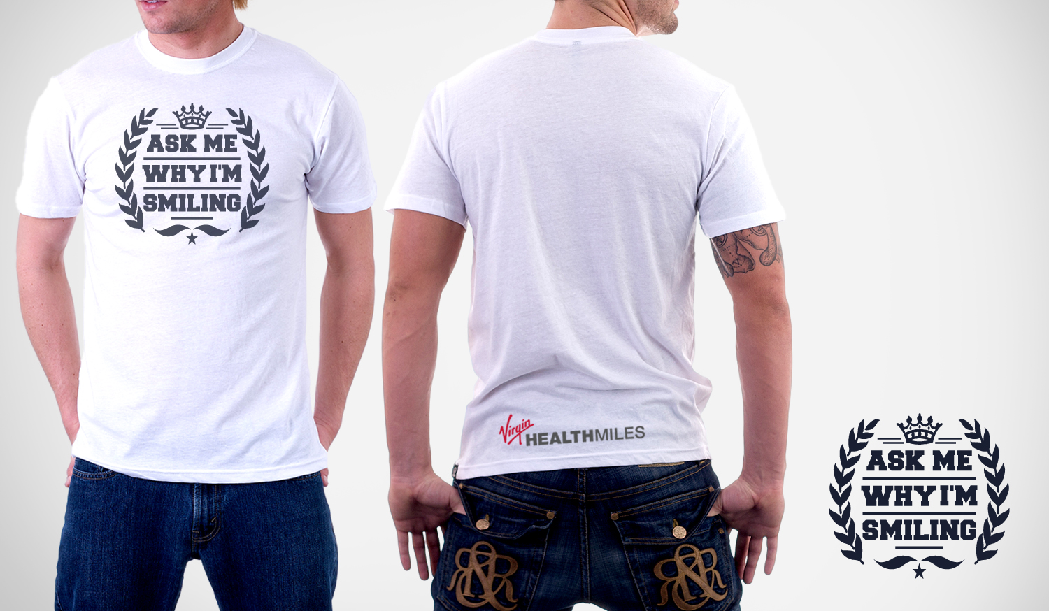 T-shirt Design by Creative Juice for Virgin HealthMiles | Design #1062428