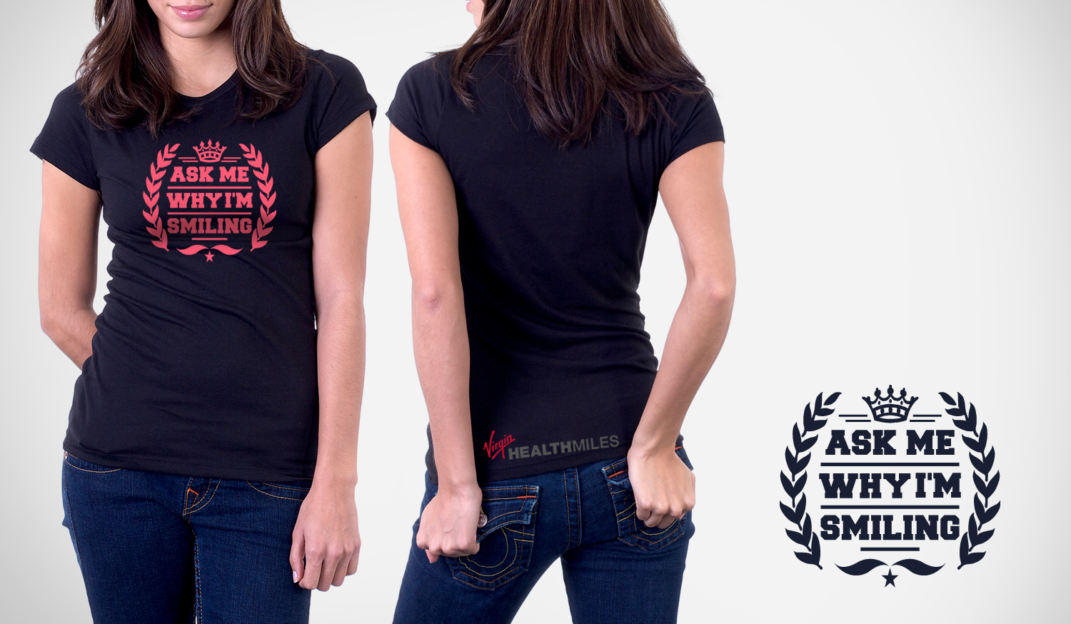 T-shirt Design by Creative Juice for Virgin HealthMiles | Design #1062429