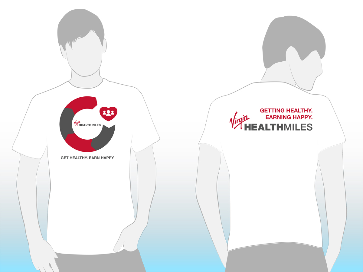 T-Shirt-Design von roddy_fwc für Virgin HealthMiles | Design #1040049