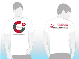 T-shirt Design by roddy_fwc for Virgin HealthMiles | Design: #1040049
