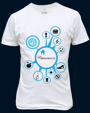 T-shirt Design by Anyl Thapa for Virgin HealthMiles | Design: #1049340