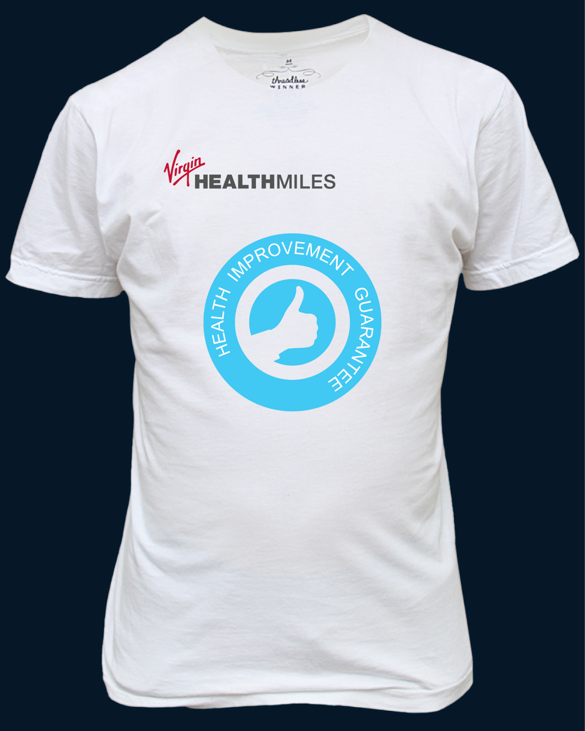 T-shirt Design by Anyl Thapa for Virgin HealthMiles | Design #1049359