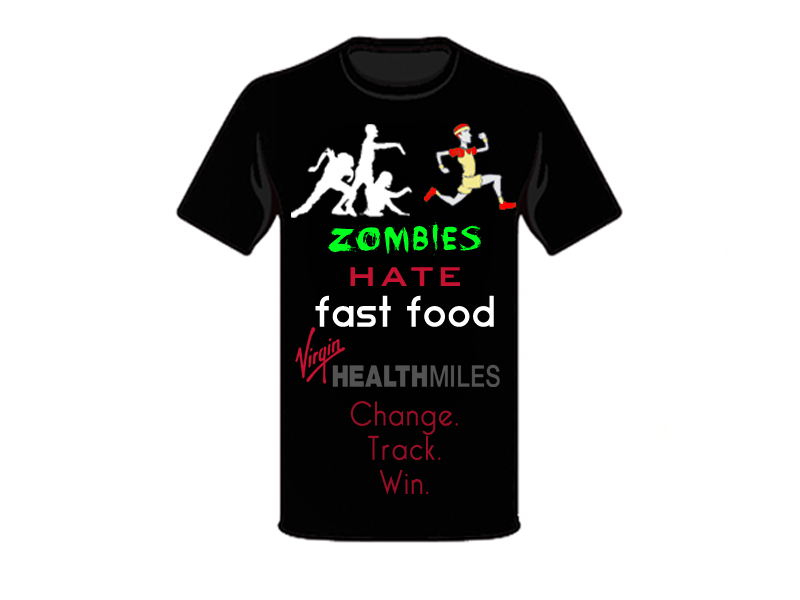 T-shirt Design by Slick Rick Media for Virgin HealthMiles | Design #1040988